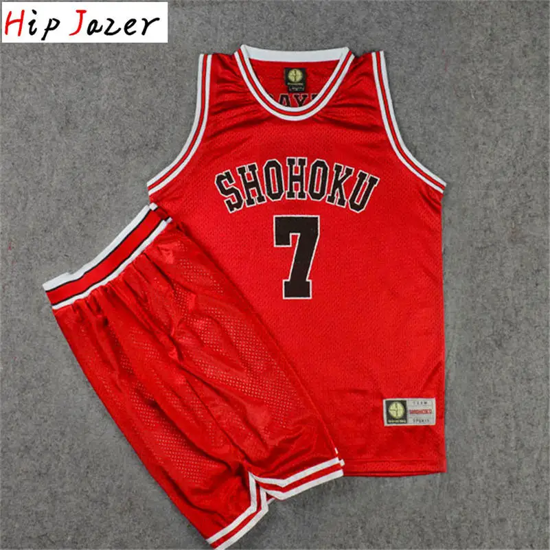 Аниме Slam Dunk Косплэй костюм Shohoku Sakuragi 10# Hanamichi баскетбольный трикотаж футболка спортивная одежда форма баскетбольной команды