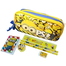 1 set high quality children font b minion b font font b school b font font