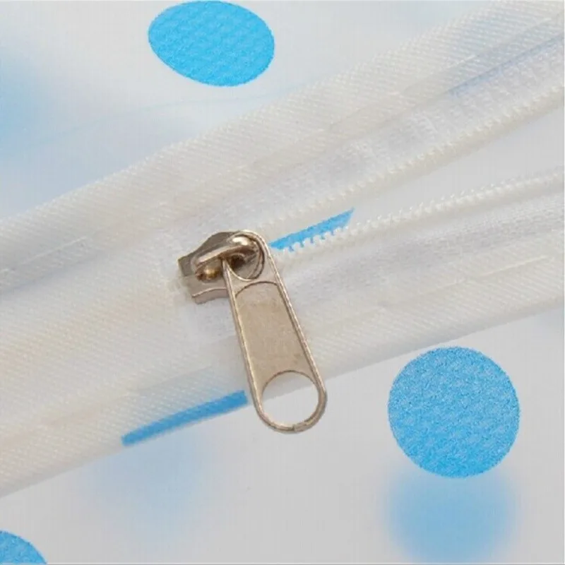 Горошек Прозрачный чехол для одежды для защиты от пыли одежды пальто куртка сумка для хранения с молнией для защиты от пыли