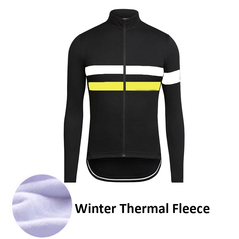 Ropa Ciclismo Winter Thermal Fleece Warm Cycling Jersey Long Sleeve Bicycle Jacket MTB Bike Clothing - Цвет: 6