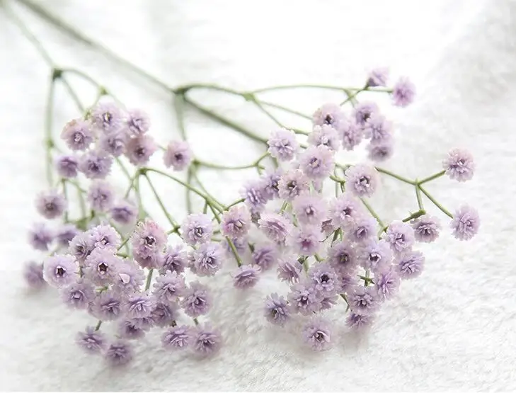 Маленькая свежая Звездная Gypsophila искусственная Цветочная подделка Цветочная композиция для домашнего свадебного украшения Мягкий гель искусственные цветы