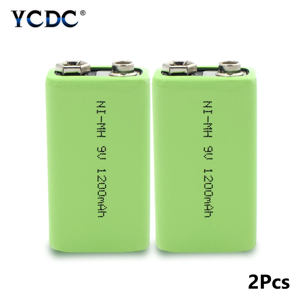 

1PCS New 9V 1200mAh Ni-MH Rechargeable battery for Multimeter Microphone Toy Remote Control KTV Instrument use