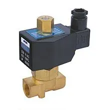 

Free Shipping 5PCS 2 Way Solenoid Operated Pneumatic Air Valve Brass 1/4" 220V AC