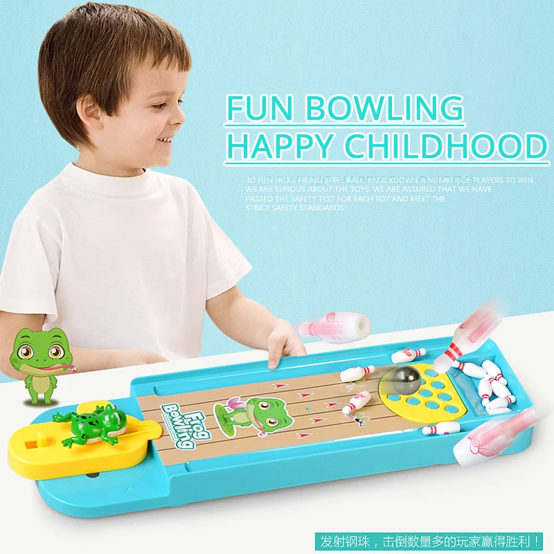 Мини настольная игра Боулинг детская игрушка весело Крытый родитель ребенок