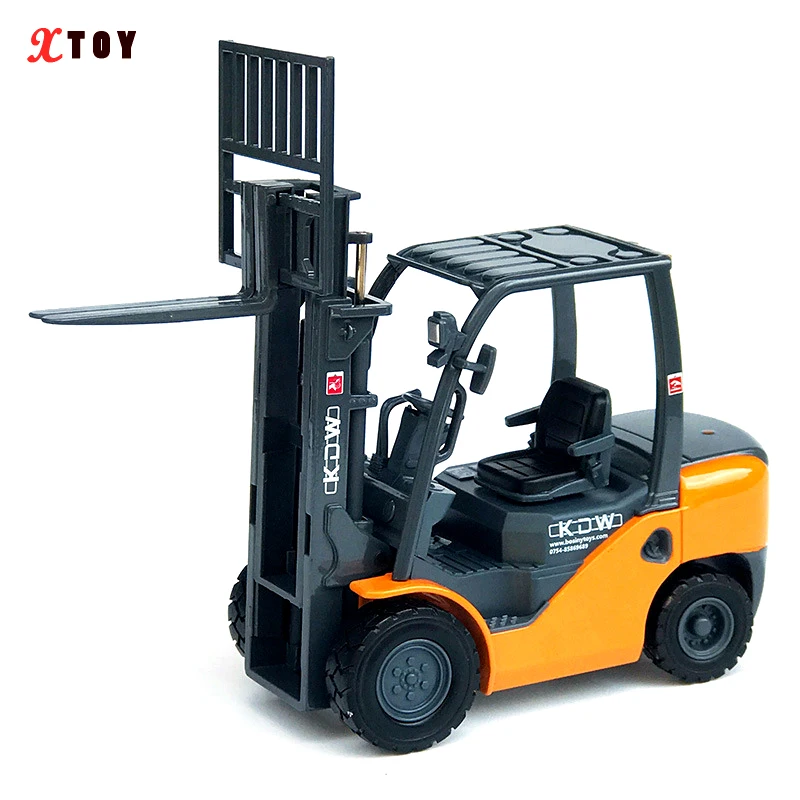 

Alloy Diecast 1:20 Forklift Model Raises and Lowers Simulated Light Alloy Forklift Model Sliding Toys Car for Children Gifts