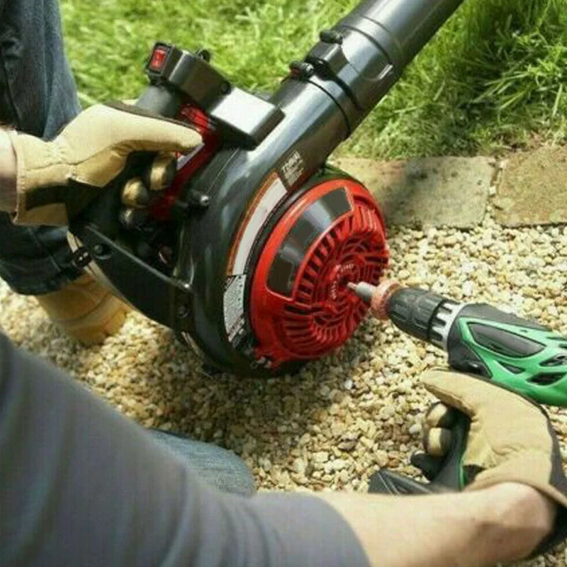 

Hot Electric Engine Start Drill Bit Adapter Starter Plug Button Durable for Garden LSK99
