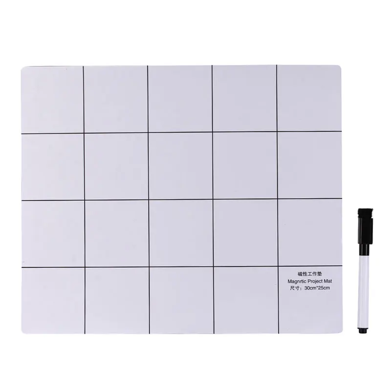 300x250mm Project Mat Screw Work Pad With Marker Pen For