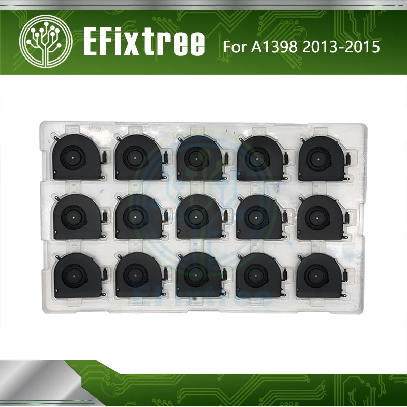 

5 Pairs/Lot A1398 Fan Set CPU Cooling Fan Left + Right Set For Macbook Pro Retina 15'' Cooler Fans 2013-2015 923-0668 923-0669