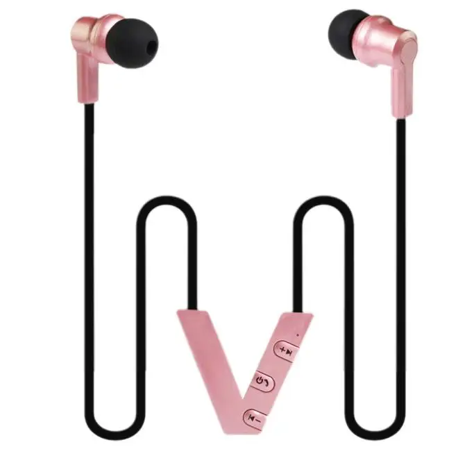 Wireless Bluetooth Earphone Necklace Earphones with Microphone and In line Control the Young
