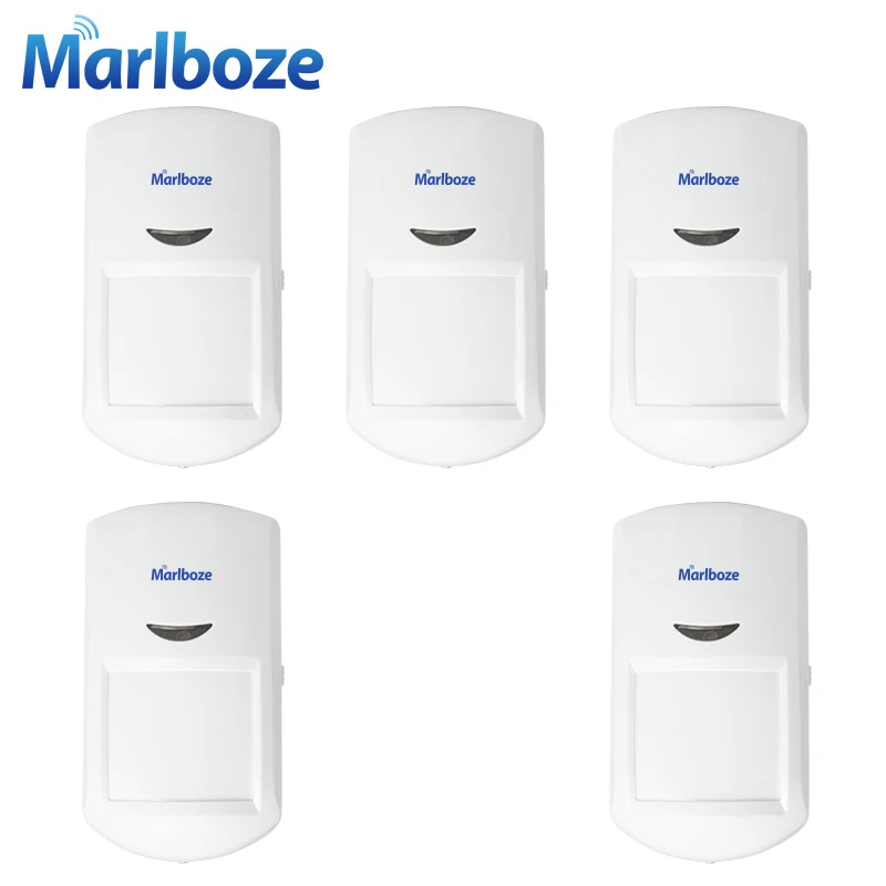 bilder für Marlboze 5 stücke Drahtlose Passive PIR Bewegungssensor infrarot-detektor für G11 PG500 Home Security GSM Alarm Host System 433 MHz bilder für Marlboze 5 stücke Drahtlose Passive PIR Bewegungssensor infrarot-detektor für G11 PG500 Home Security GSM Alarm Host System 433 MHz
