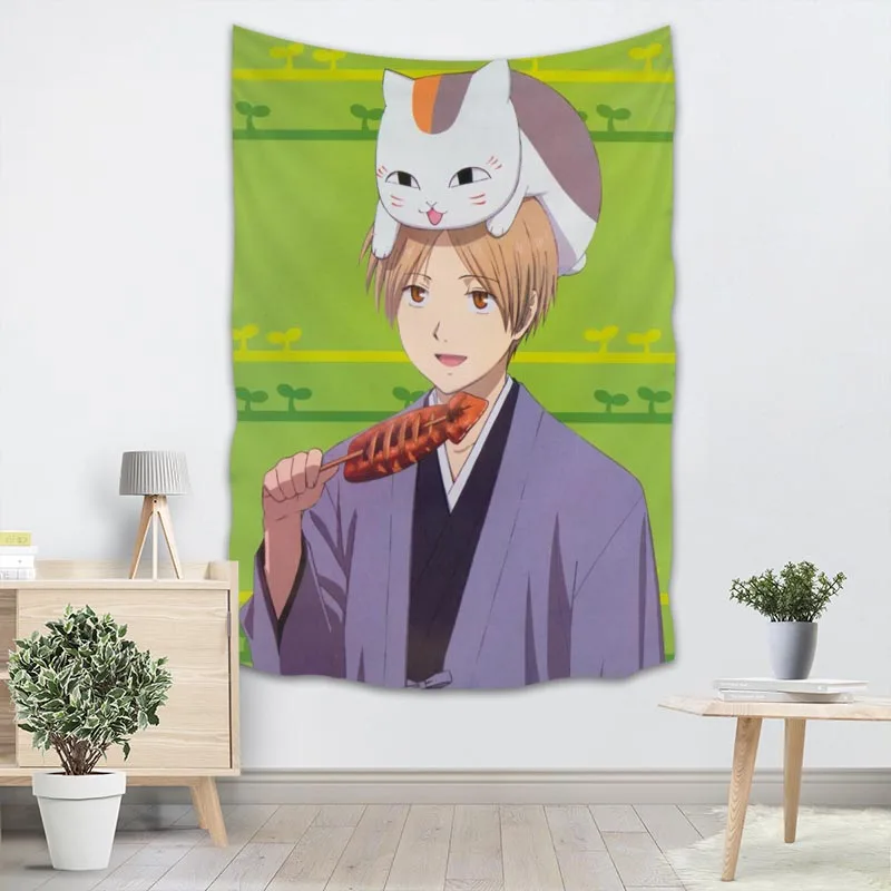 Гобелен Natsume Yuujinchou аниме гобелен настенный гобелен лес гобелен покрывало йога коврик одеяло кровать скатерти - Цвет: 12