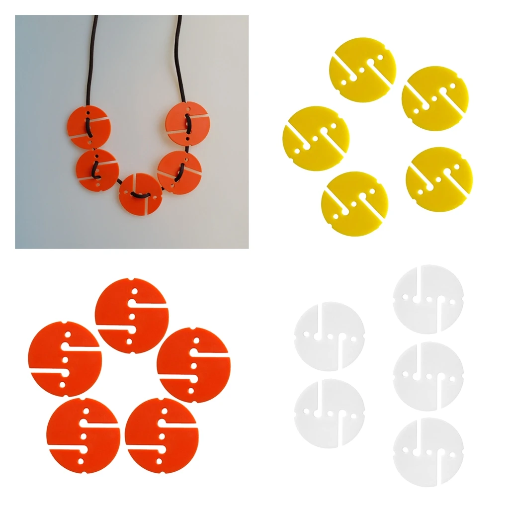 

5 Pieces PVC Round Dive Line Arrow Marker 6 cm Diving Safe Accessories Replacement for Scuba Diving / Freediving / Snorkeling