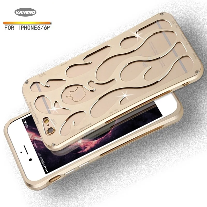 

KANENG 5 Color Luxury Chinese Element Aluminum Alloy Shockproof Flame Protection Shell For Apple iPhone6 6Plus Mobile Phone Case
