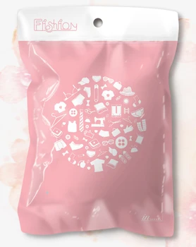 

14*20cm Pink socks, underwear, towel packing Bag Self sealing waterproof bag 100piece\lot Fast free shipping