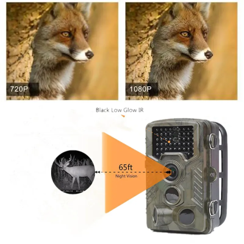 

Newest HC800A Hunting Trail Camera Full HD 12MP 1080p Video Wild Night Vision Camera Trap Scouting Infrared IR Trail Camera