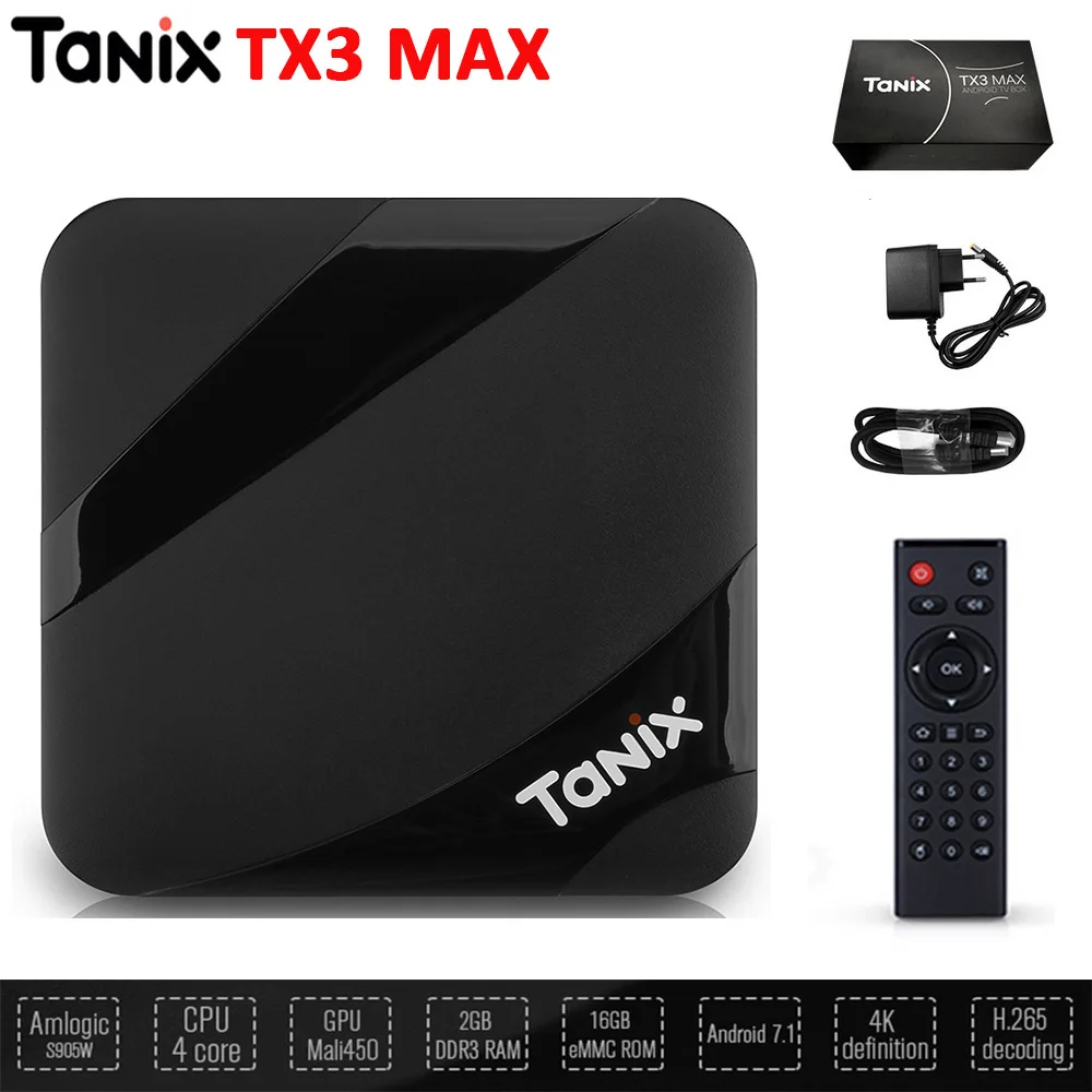 

TX3 Max Smart TV Box Android 7.1 Amlogic S905W 2GB 16GB Bluetooth Media Player 4K Set-top Box HDMI PK TX3 Mini X96 mini