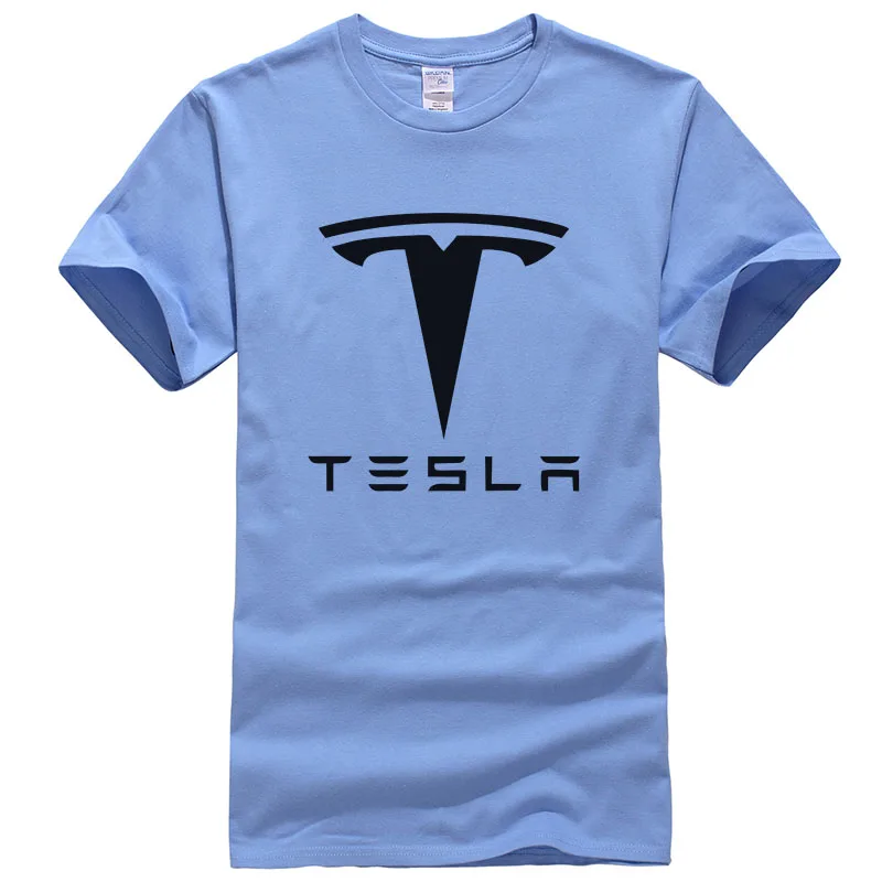 Новинка, Tesla, мужские футболки, короткий рукав, круглый вырез, с буквенным принтом, хлопок, мужские футболки, повседневная футболка для мальчиков, топы, много цветов, T134