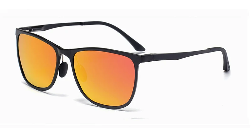 ELITERA поляризованные солнцезащитные очки из алюминиево-магниевого сплава, мужские винтажные очки, аксессуары, солнцезащитные очки для мужчин, gafas de sol 6561 - Цвет линз: black orange