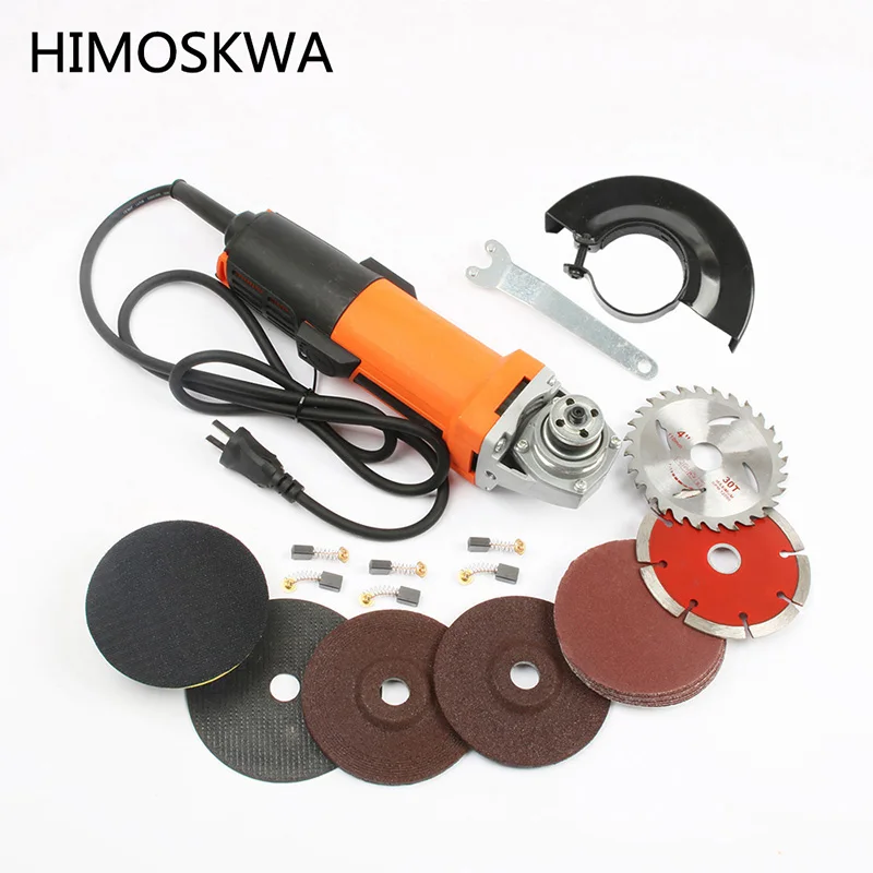 

HIMOSKWA 1010W Tool Electric Angle Grinder Power Tools cutting Machine Electric Tool for Grinding of Metal Woodworking