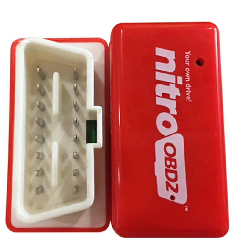 Nitro OBD2 Plug & Drive OBD2 Performance Chip Tuning Box (Red for diesel cars)in Code Readers