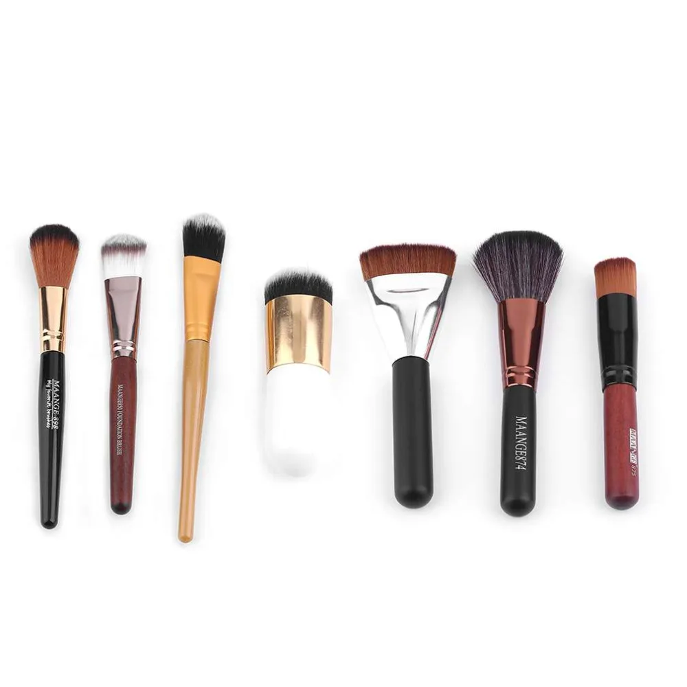 7pcs/set Combination Kit Women Lady Facial Makeup Brush Blush Powder