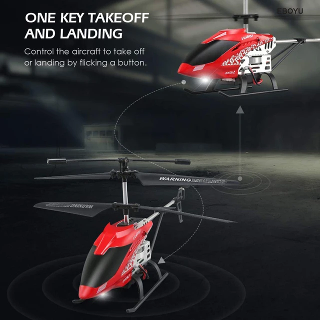 JJRC JX01 2.4GHz 3.5CH Gyro Remote Control Alloy Copter RC Helicopter Drone with Attitude Hold LED Light One Key Off/ Land RTF 5