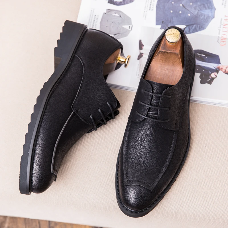italian genuine leather shoes men formal designer dress male footwear high quality spring wedding office oxfords shoes for men (25)