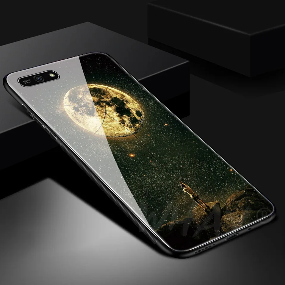 Glass Case For Huawei Nova 3 2i Coque Luxury Pattern Case For Huawei P20 Pro Mate 10 Honor 10 9 Lite Play 7A Y6 2018 P Smart     (11)