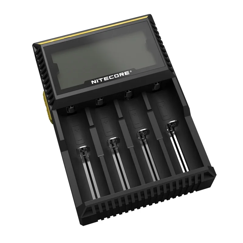Оригинальное зарядное устройство Nitecore D4 18650 с ЖК экраном для IMR Li Ion LiFePO4 Ni MH Cd