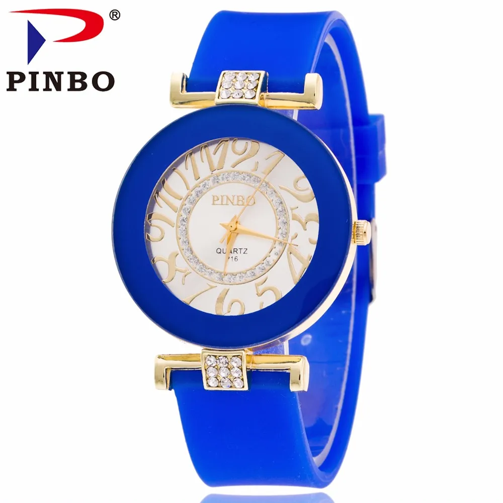 Relogio Feminino 2018 PINBO модные Фирменная Новинка Для женщин часы Повседневное