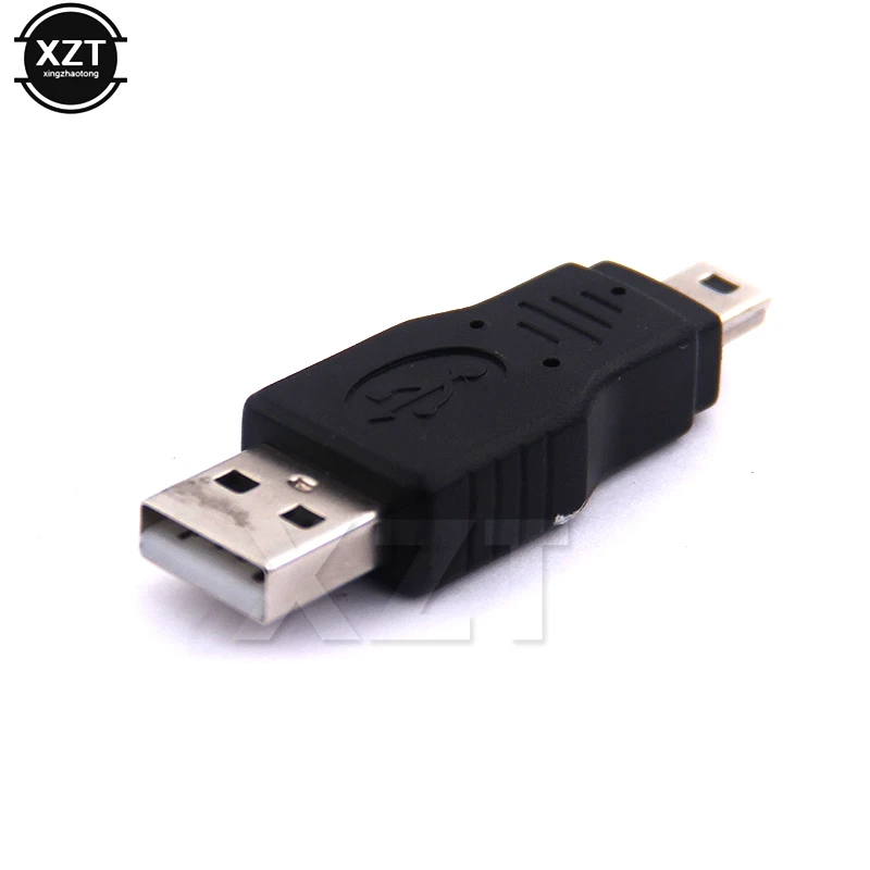 10 шт. черный USB 2 0 A штекер Mini B 5 Pin кабель адаптер Разъем|Кабели передачи данных| |