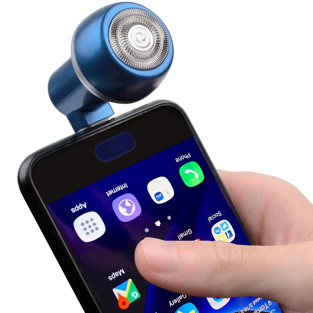 

Electric Shaver Razor for Men Travel Shaver Portable Mini Magnetic Suction Phone Razor Suitable for IPHONE MICRO TYPE C