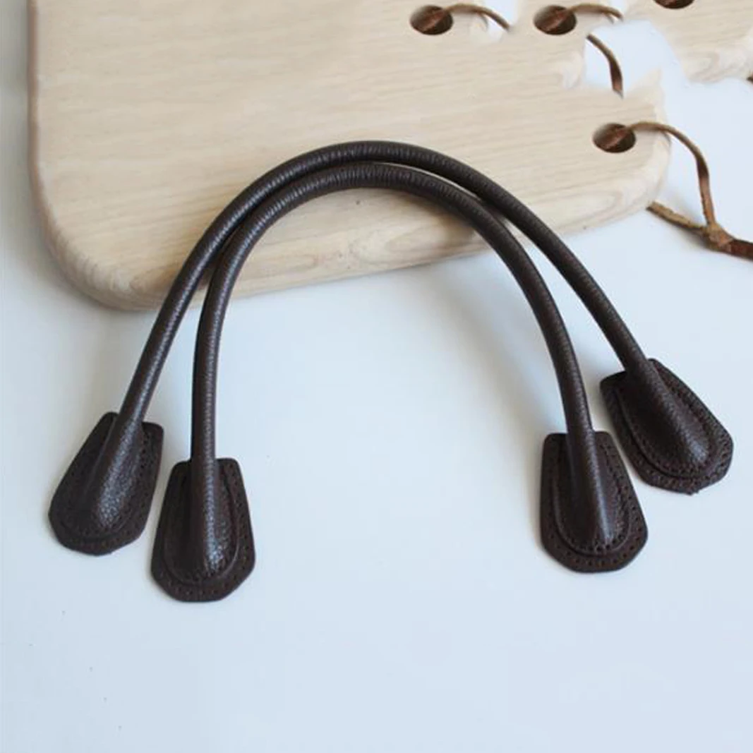 

2pcs/pair Real Leather Bag Handles for Bags Shoulder Strap DIY Replacement Accessories Shoulder Handbag Handle Purse