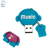 style usb KRY cartoon music notes USB flash drive USB 2.0 4GB 8GB 16GB 32GB 64GB USB new music style flash drive pendriver usb stick (1)