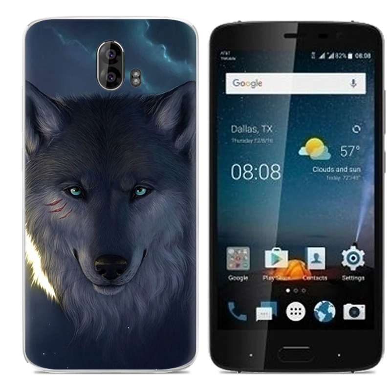 Мягкий чехол для zte лезвие V8 Pro крышка узор окрашенные ТПУ силиконовый протектор