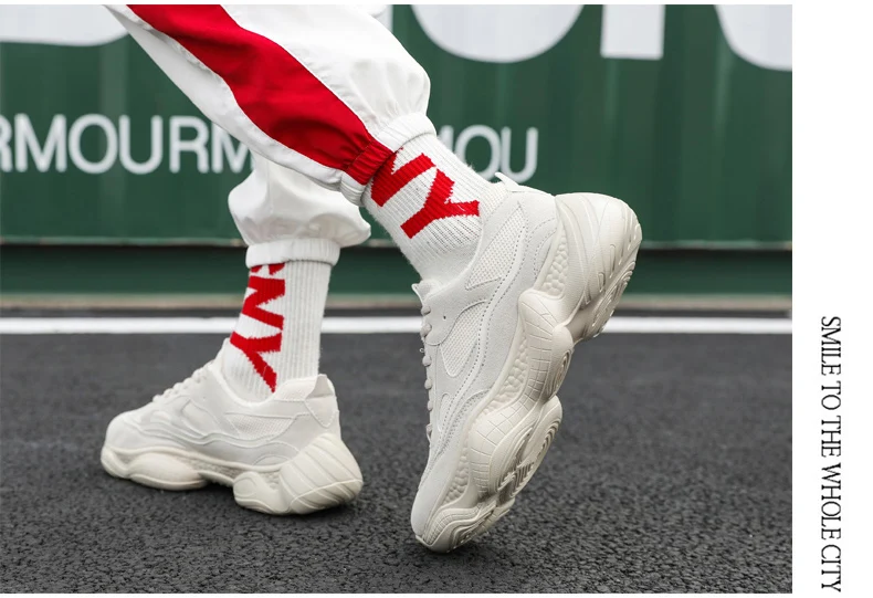 Men's Shoes Winter Platform Chunky Sneakers Dad Shoes Men Winter Black With Fur High Platform Trainers Sneakers Men Luxury Brand (7)