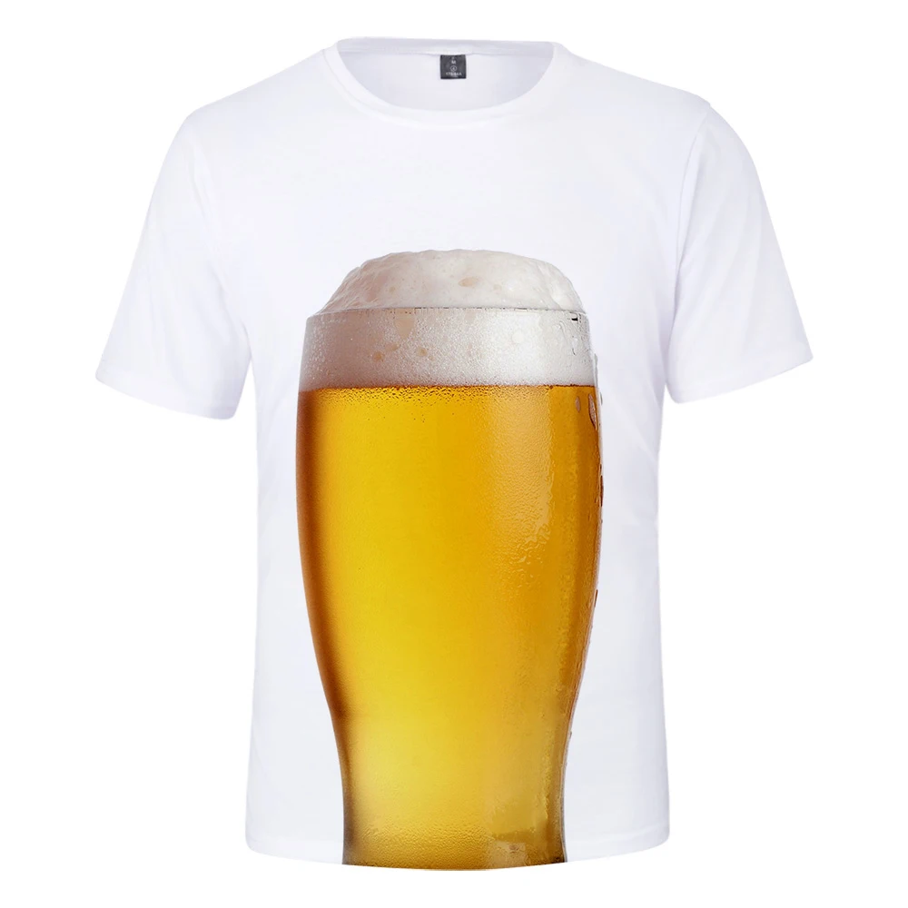 Футболка с 3D принтом «день пива» мужская летняя футболка «день пива» модные футболки с круглым вырезом и короткими рукавами Повседневные 3D топы для женщин/мужчин крутые 3D футболки