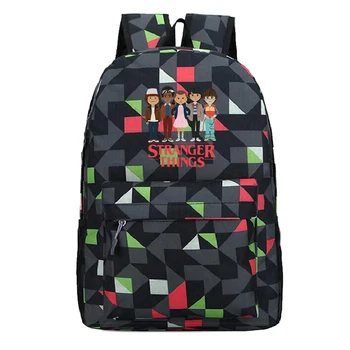 

Beautiful Stranger Things Backpack Children Boys Girls Back to School Gift Bag Fashion Popular Pattern Functional Backpack