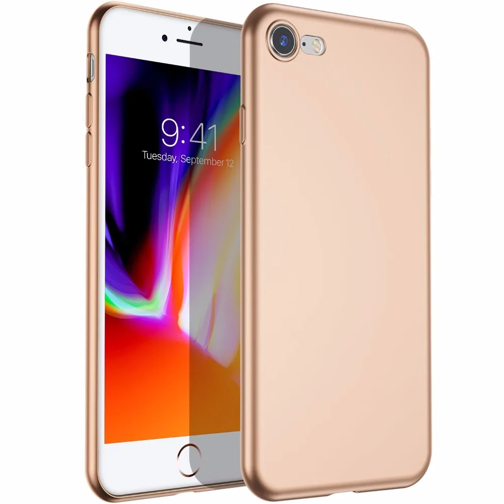Роскошный чехол ROHDEA для iPhone X Ультратонкий Мягкий iPhone5 5S SE 6 6S 7 8 Plus из ТПУ |