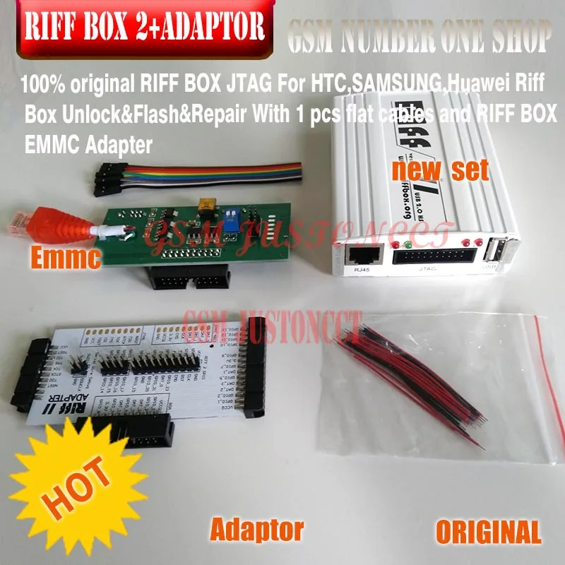 Riff Box 2 Riff box v2 Riff box II+ Emmc+ Адаптер для LG и htc, samsung Ремонт мобильных телефонов и вспышки(и emmc адаптер