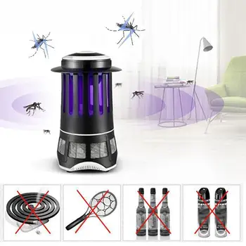 

Litake 220-240V Physical Electric Mosquito Killer UV Lamp Non-radiation Mute Night Light Lamp Anti Mosquito Zapper Insect Killer