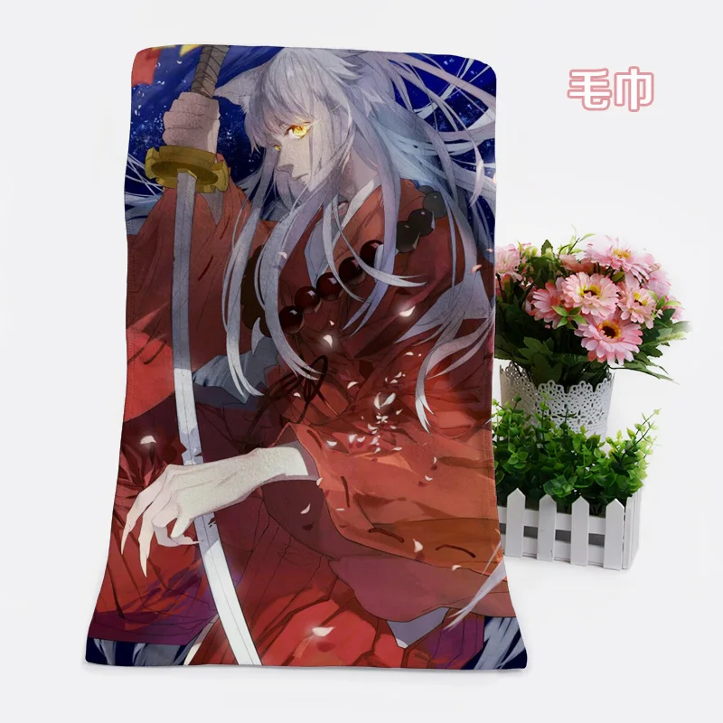 IVYYE 1 шт. Inuyasha Стиль Мода Индивидуальные Аниме банное полотенце s платок мягкое полотенце для лица мультфильм мочалка унисекс Новинка