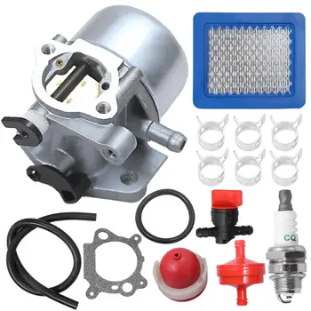 

Clamp Carburetor Kit 799866 796707 Quantum Engine Air fuel filter Spark plug For Briggs&Stratton 790845 799871