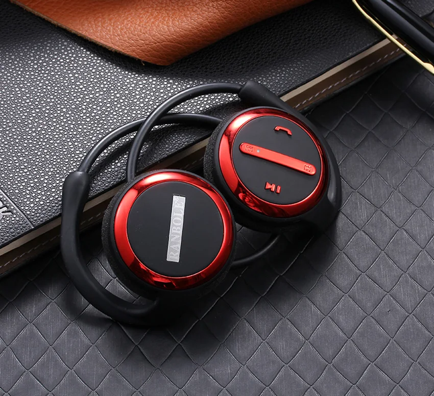 

RBL601 Bluetooth 4.1+EDR Wireless Noise Isolating FM Radio Card Mobile Sports Stereo Running Music Earphones Headset Headphones