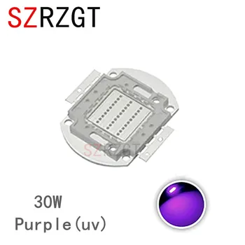 

High Power UV Purple LED Chips 365nm 370nm 375nm 380nm 385nm 390nm 395nm 400nm 405nm 410nm 420nm COB Ultraviolet Lights 30W