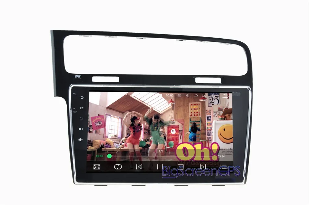 Excellent 10.1 Inch The newest Android 7.1 Quad Core GPS Navigation For  Volkswagen VW GOLF 7 2013 Stereo Multimedia Free Map Bluetooth 5