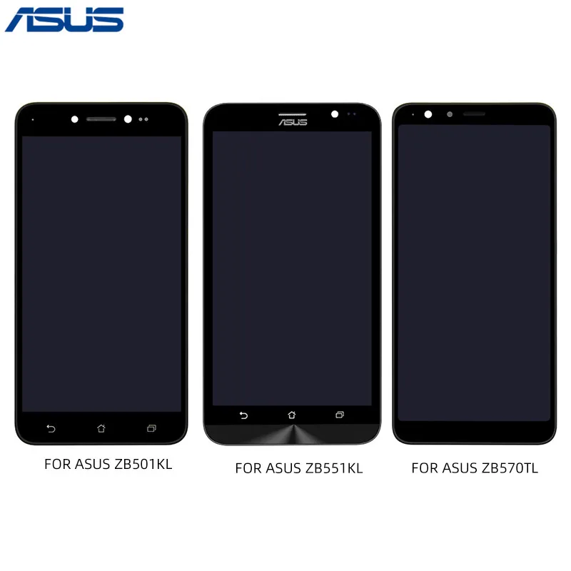ЖК-дисплей экран в полной комплектации+ рамка для ASUS Zenfone ZB501KL ZB551KL ZB570TL ЖК-дисплей+ кодирующий преобразователь сенсорного экрана в сборе запчасти