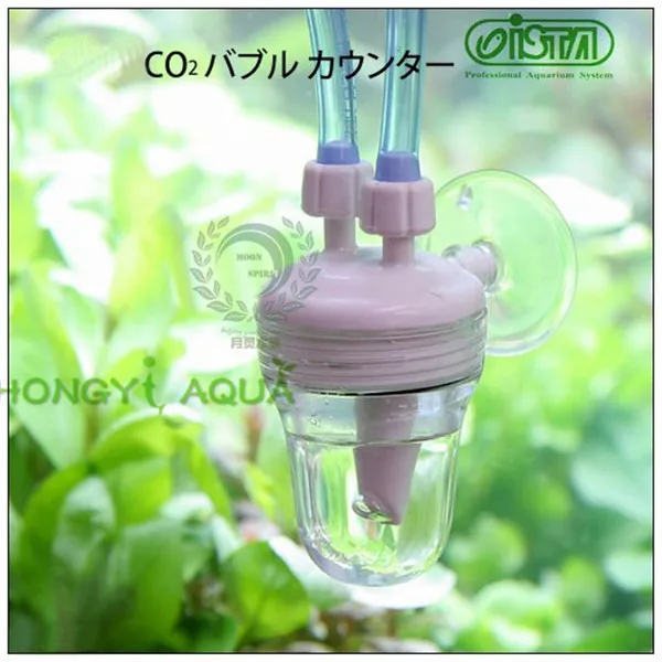 

1 piece 2 in 1 CO2 bubble counter CO2 check valve bubble counter external aquarium bubble device CO2 atomizer systemISTA YISHIDA