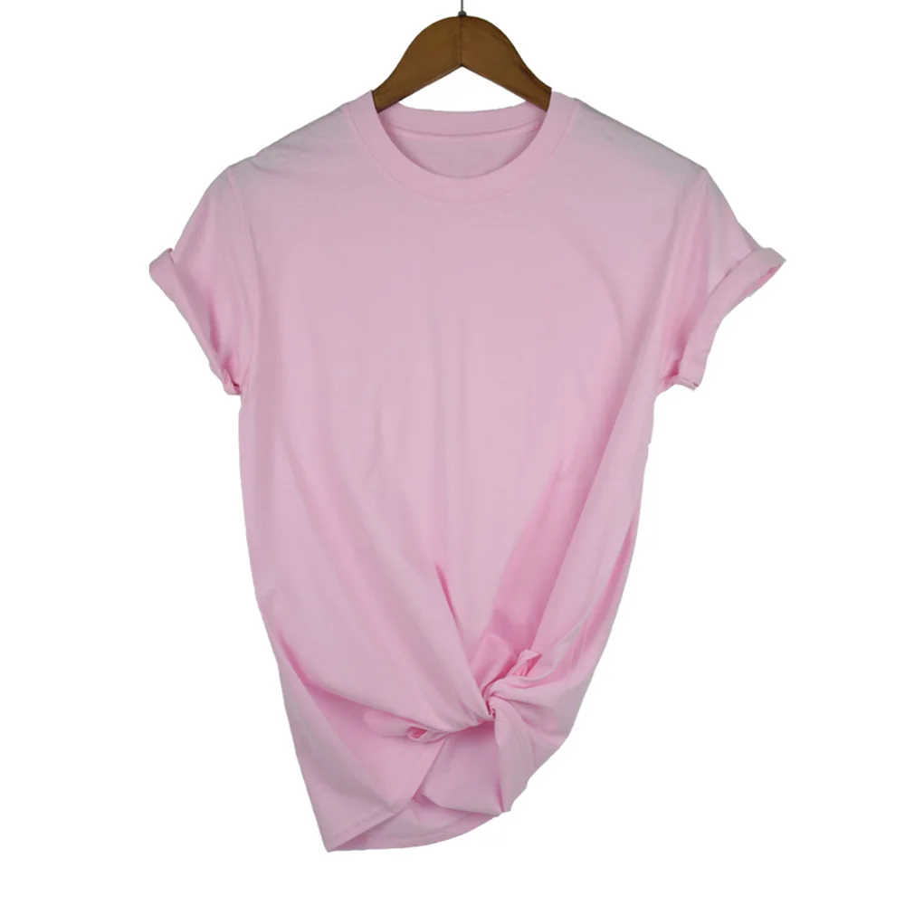 Высокое качество, 18 цветов, XS-2XL, простая футболка для женщин, хлопок, эластичная Базовая футболка, Женские повседневные топы, женская футболка с коротким рукавом