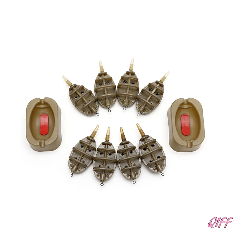 

Dropshipping Inline Method Carp Fishing Feeder 4 Feeders 15/20/25/35g 30/40/50/60g Mould Set APR28